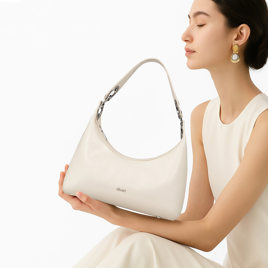 LOOP White Hobo Bag
