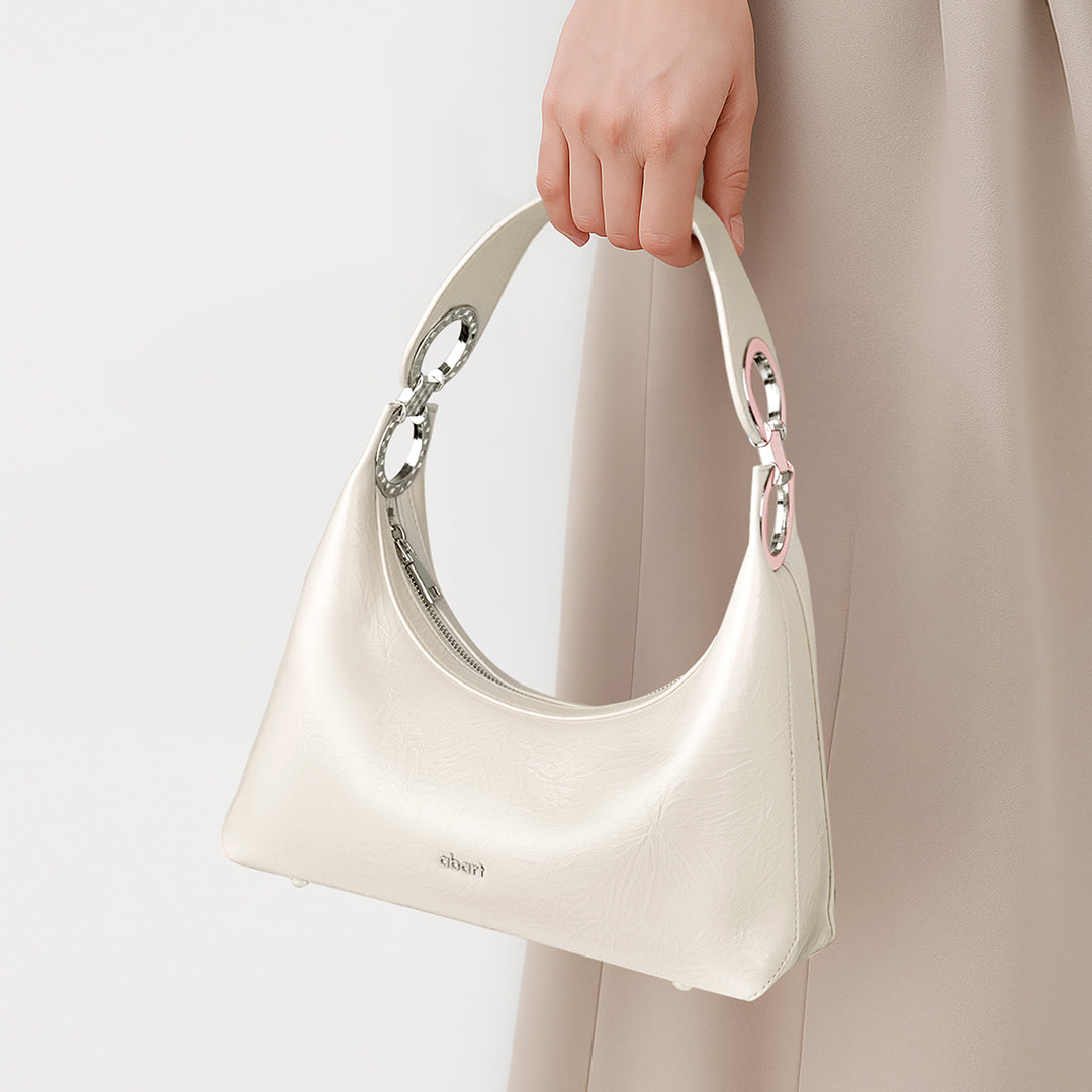 LOOP White Hobo Bag