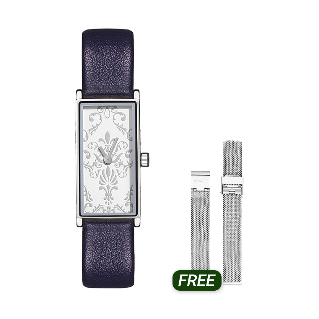 IDAMASK | 29*15 mm | Sapphire Glass | Damask-Patterned Dial