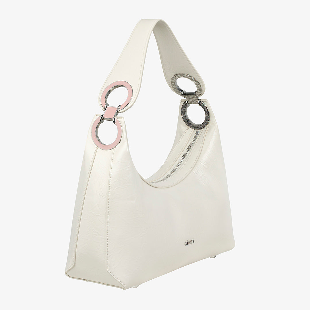 LOOP White Hobo Bag