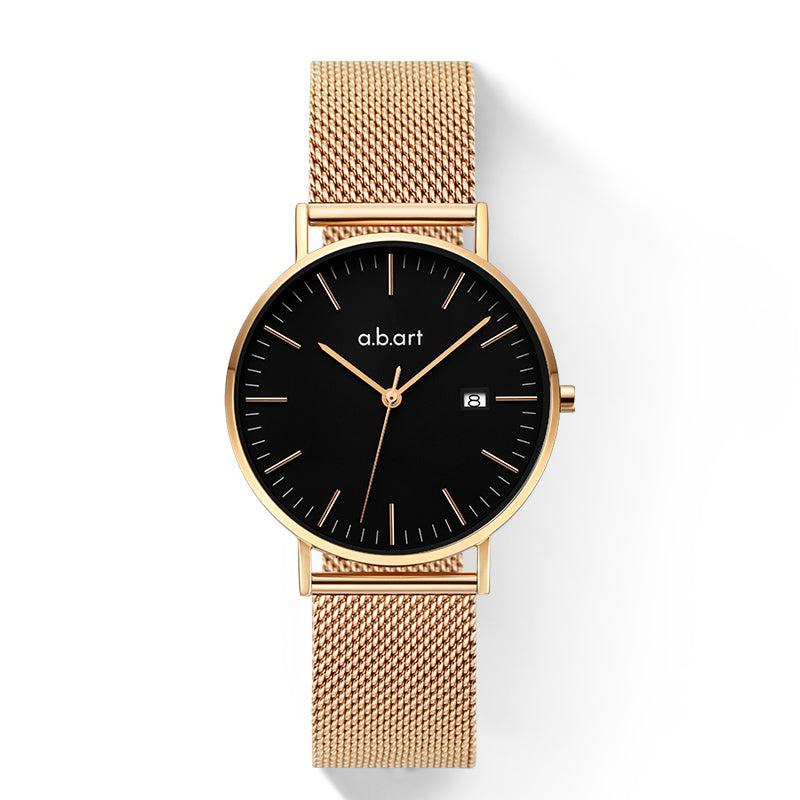 Strap 18 mm Mesh Champagne Gold
