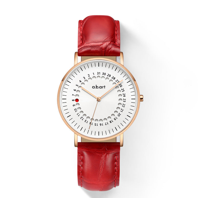 Strap 18mm Leather Red