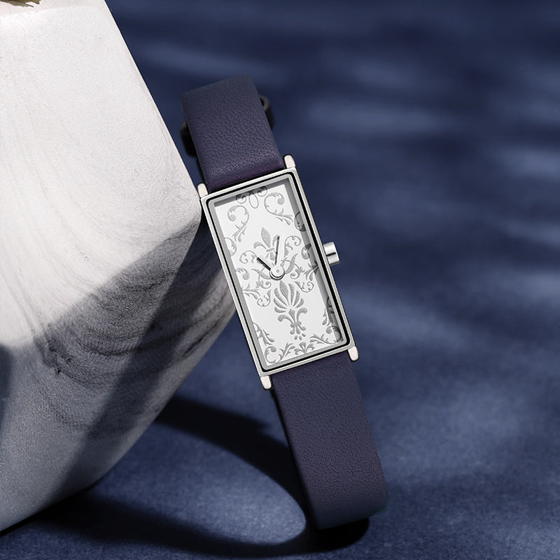 IDAMASK | 29*15 mm | Sapphire Glass | Damask-Patterned Dial