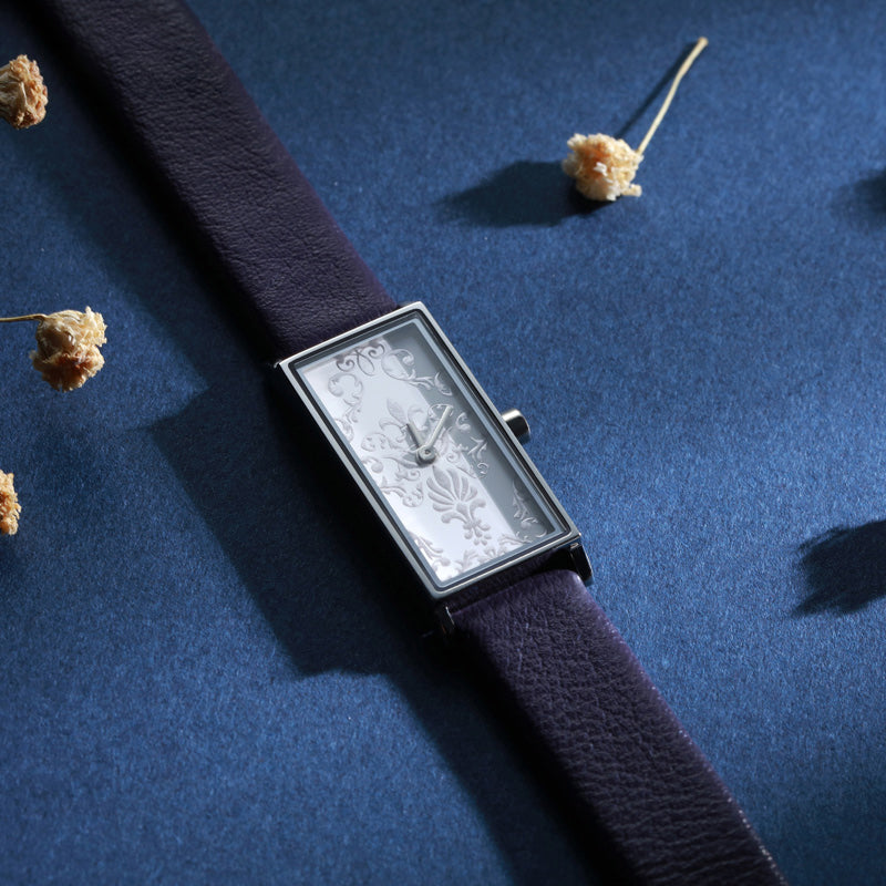 IDAMASK | 29*15 mm | Sapphire Glass | Damask-Patterned Dial