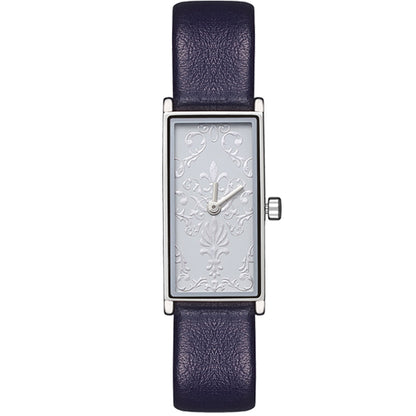 Series Women's Sapphire Watch with Blue Leather Strap