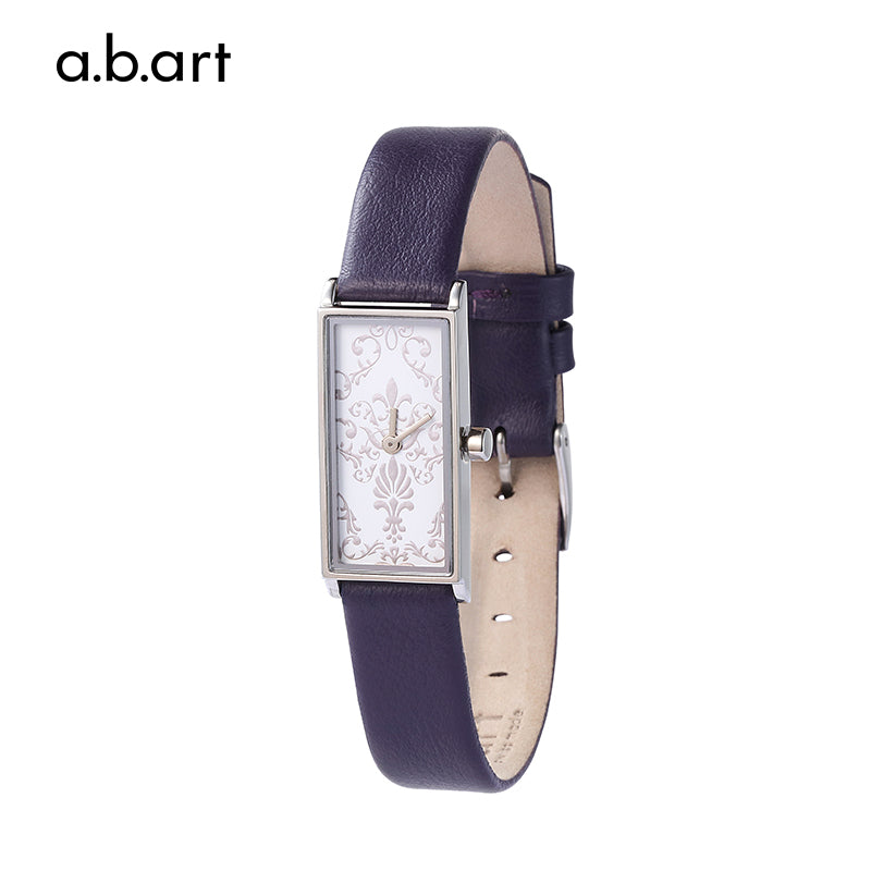 a.b.art ID Series Women's Sapphire Watch with Blue Leather Strap