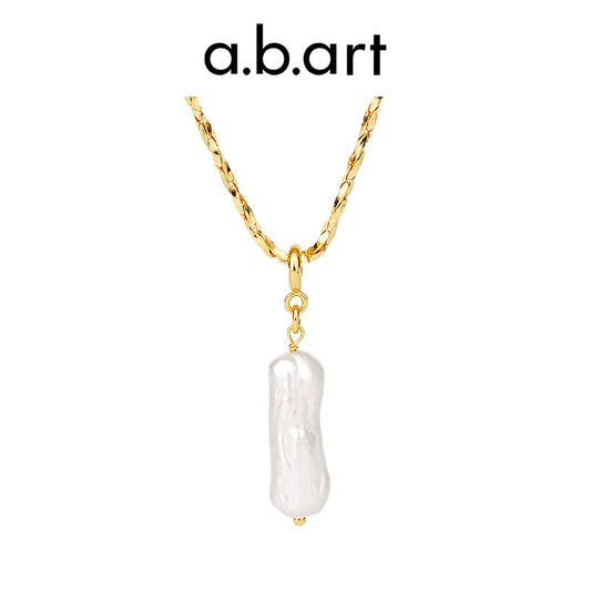 a.b.art Pearly Bar Pendant Necklace
