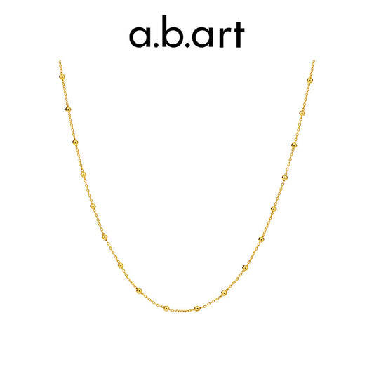 a.b.art Chain Necklace with Small Round Beads