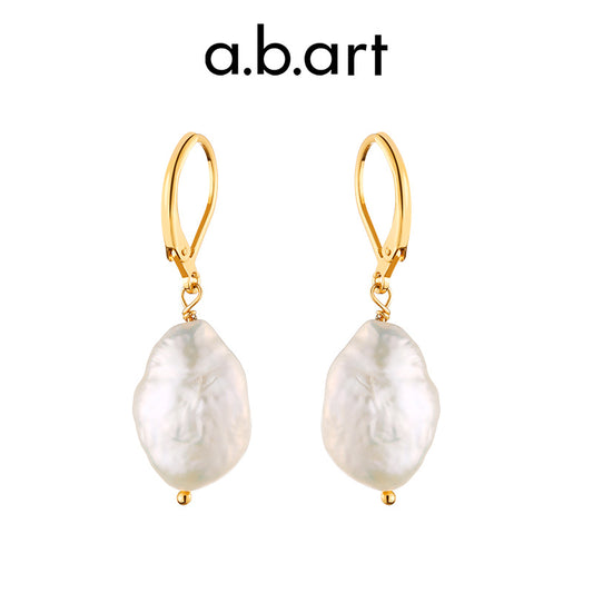 a.b.art Big Pearl Drop Earrings