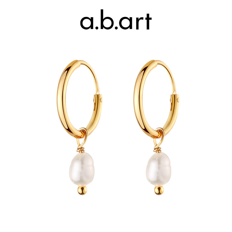 a.b.art Stylish Pearl earrings RA-ZZ-EQ-GD1101