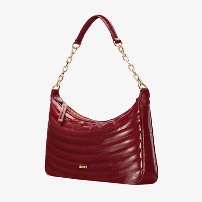 LUNE Red Crescent Handbag