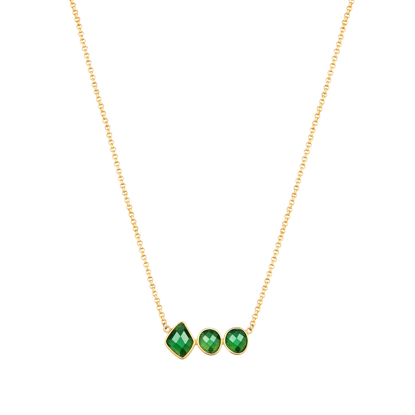 a.b.art green agate necklace for women 2