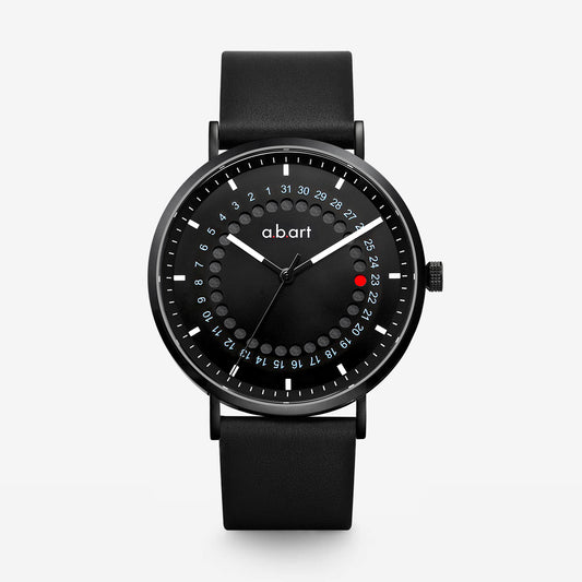 Freiburg 265 – Jumping Date Leather Watch · Swiss Ronda 715 (Swiss Parts) · Sapphire · 41mm