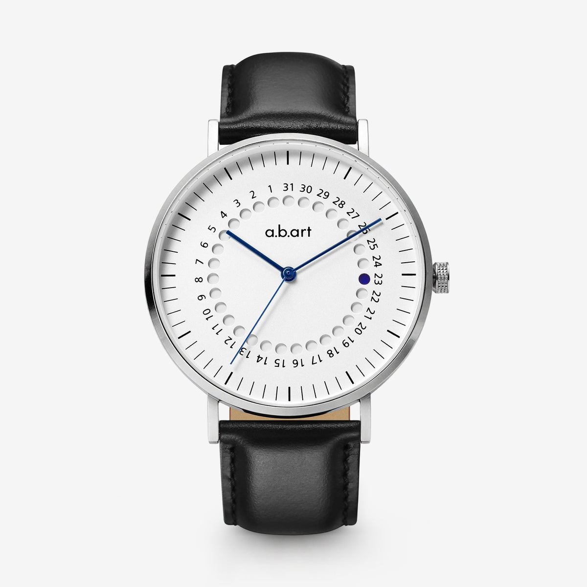 Freiburg 101 – Jumping Date Leather Watch · Swiss Ronda 715 (Swiss Parts) · Sapphire · 41mm