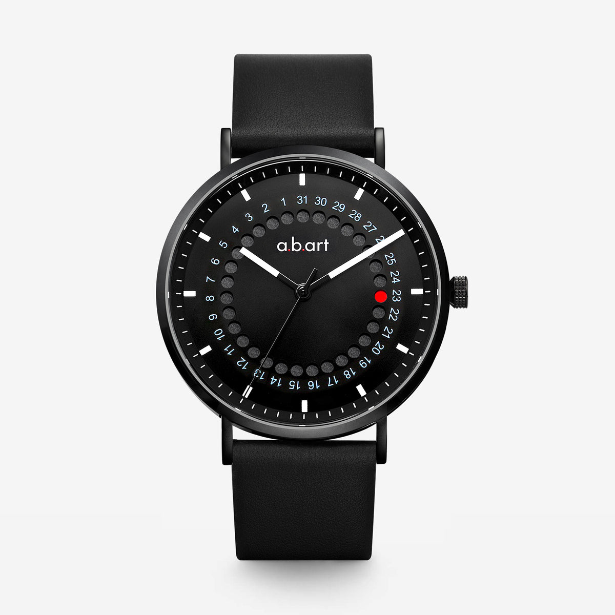 Freiburg 101 – Jumping Date Leather Watch · Swiss Ronda 715 (Swiss Parts) · Sapphire · 41mm
