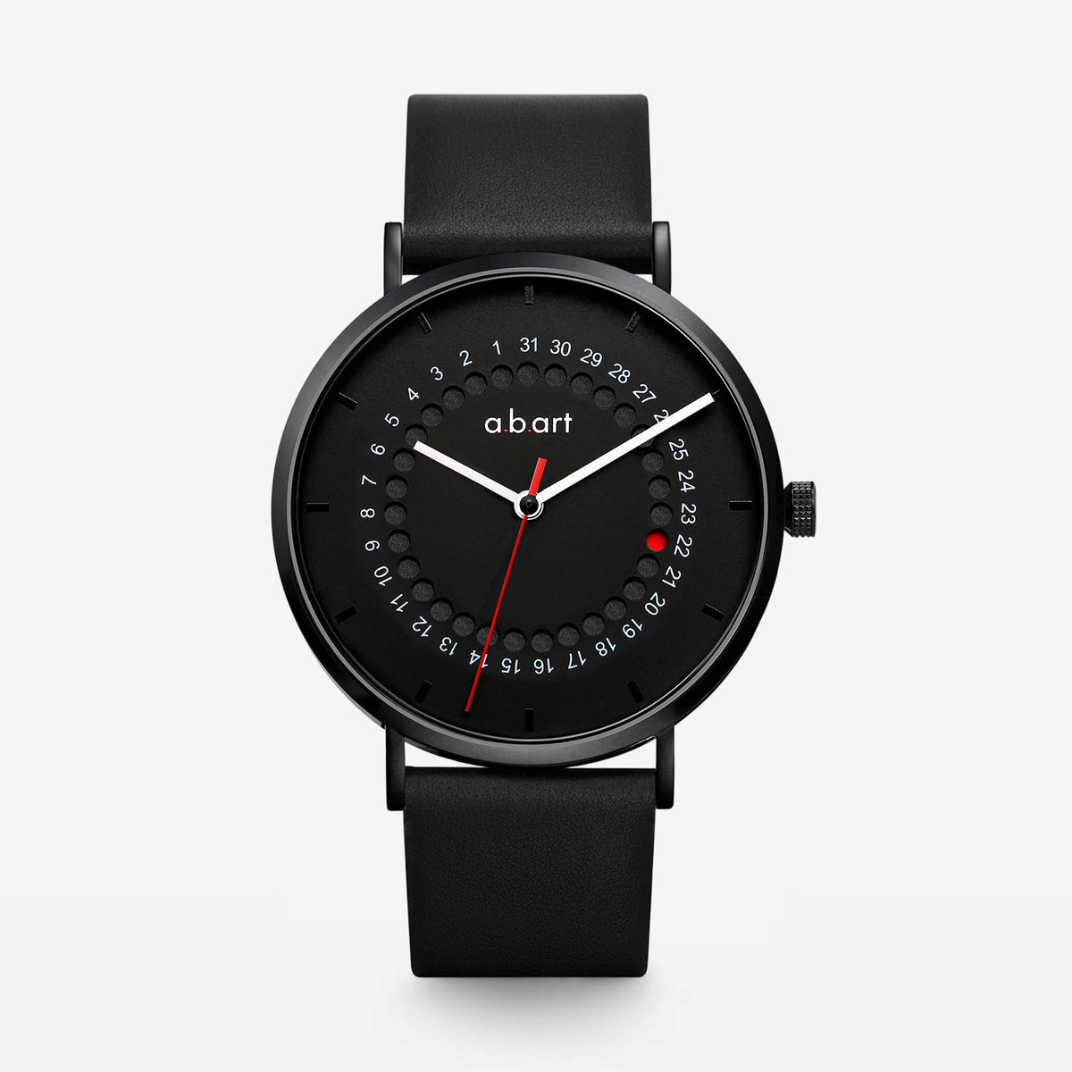 Freiburg 101 – Jumping Date Leather Watch · Swiss Ronda 715 (Swiss Parts) · Sapphire · 41mm