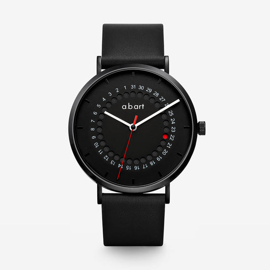 Freiburg 285 – Jumping Date Leather Watch · Swiss Ronda 715 (Swiss Parts) · Sapphire · 41mm