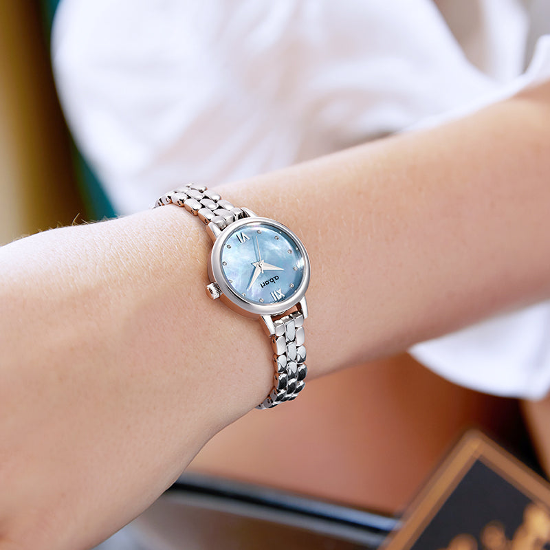Light Blue Stainless Steel Women's Watch