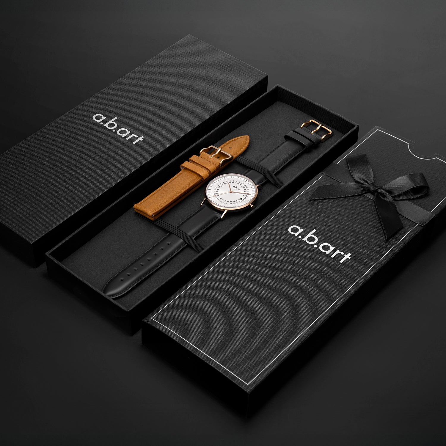 a.b.art Freiburg Series Rotating Calendar Dial Men's Watch – abart.com