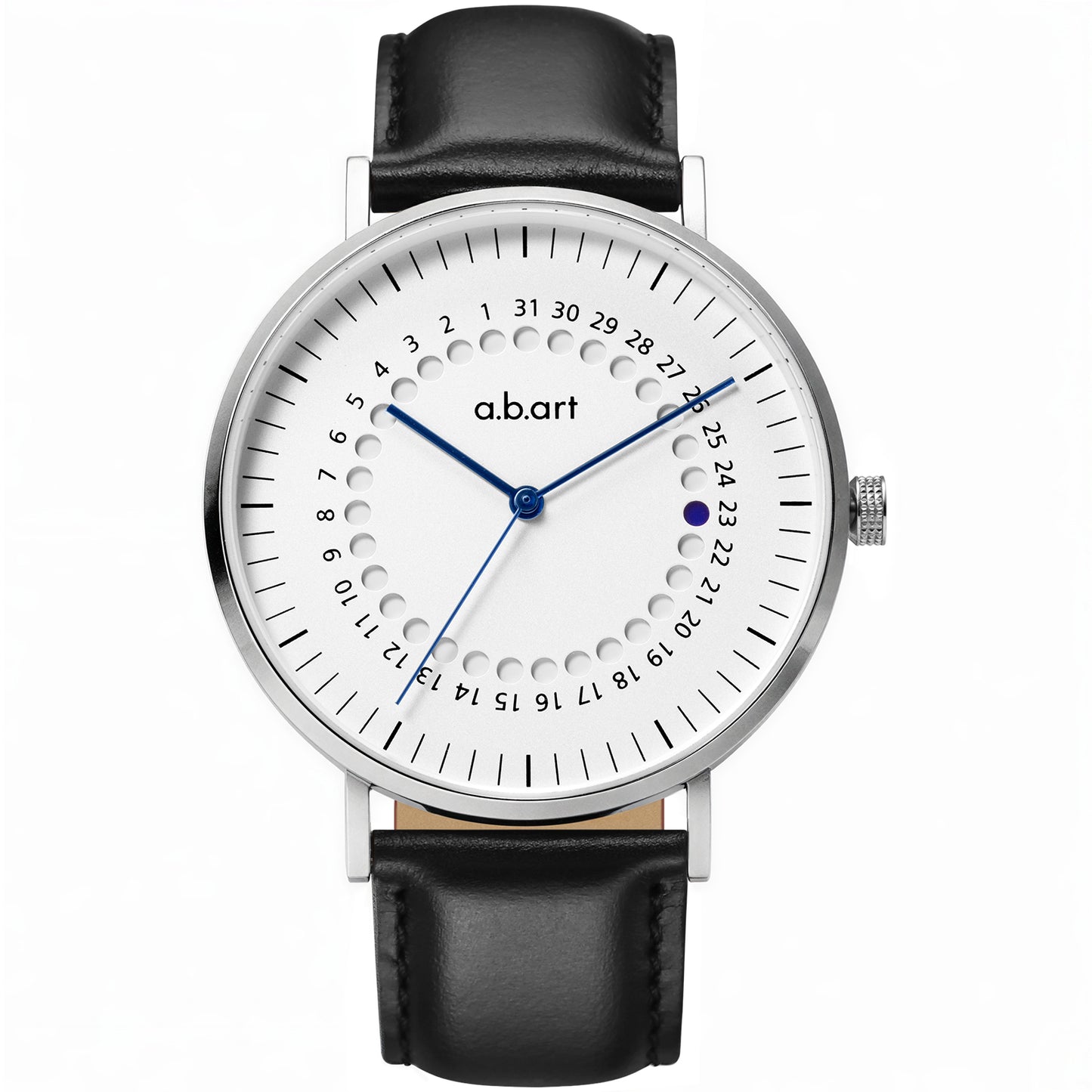 Freiburg 101 – Jumping Date Leather Watch · Swiss Ronda 715 (Swiss Parts) · Sapphire · 41mm