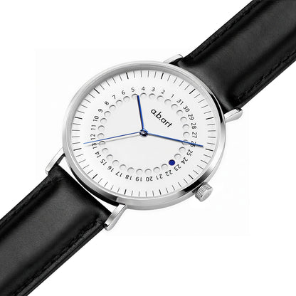 Freiburg 101 – Jumping Date Leather Watch · Swiss Ronda 715 (Swiss Parts) · Sapphire · 41mm
