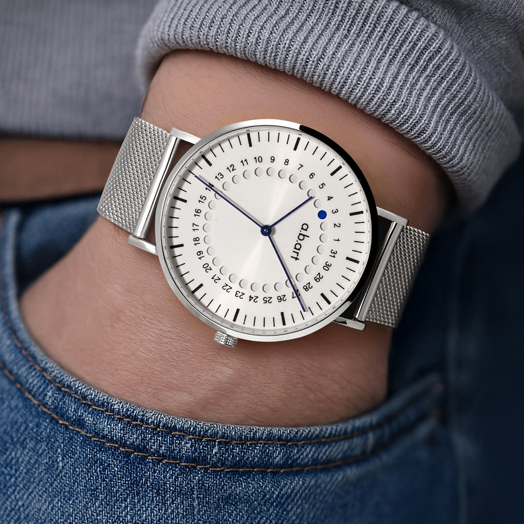 a.b.art Rotating Calendar Dial Swiss Movement Men Watches – abart.com