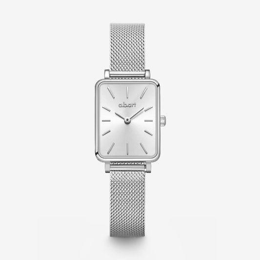 GC | 28 mm | Silver Sunburst Dial | Mesh