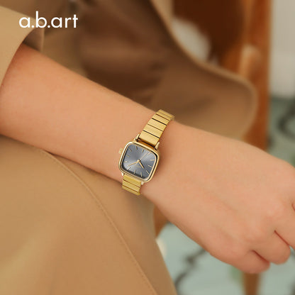 a.b.art GA Series Gold Strap Dark Grey Dial Women's Watch