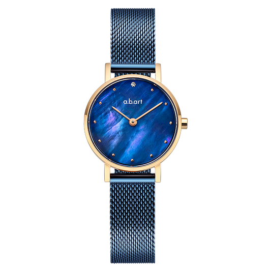 a.b.art FQ Series Aurora Blue Stainless Steel Women's Watch