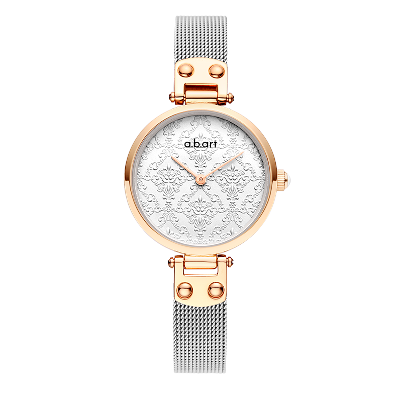 GF Series Sliver & Rose Gold Stainless Steel Women's Watch