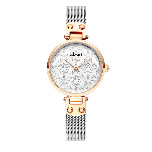 GF Series Sliver & Rose Gold Stainless Steel Women's Watch