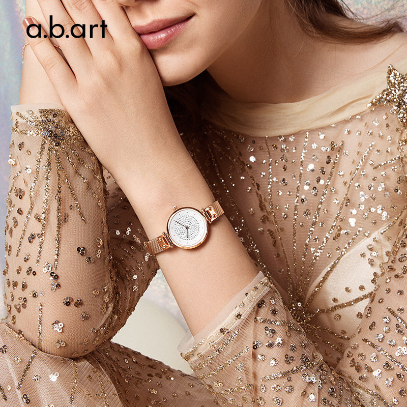 a.b.art GF Series Gold Stainless Steel Watch for Women