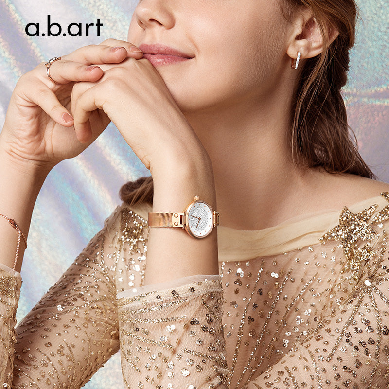 a.b.art GF Series Gold Stainless Steel Watch for Women