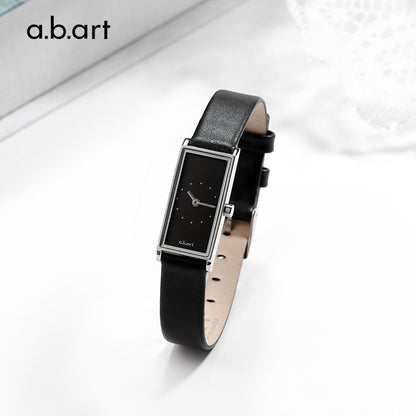 a.b.art I Series Black Square Dial Women's Watch