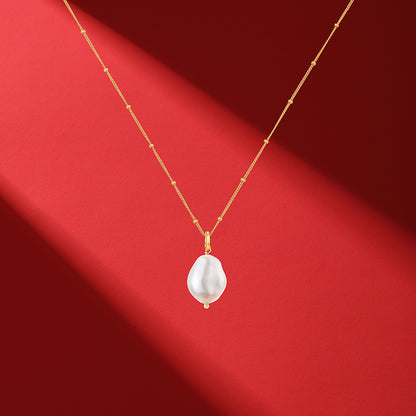 Single Pearl Necklace Necklace Length 46 cm/18.1'