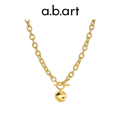Coin Clavicular Chain Necklace