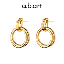 Load image into Gallery viewer, a.b.art Small-time retro earrings RA-WL-EQ-GD18

