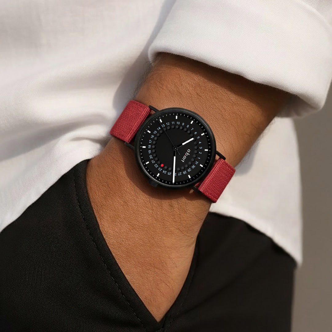 Red strap · Everyday style